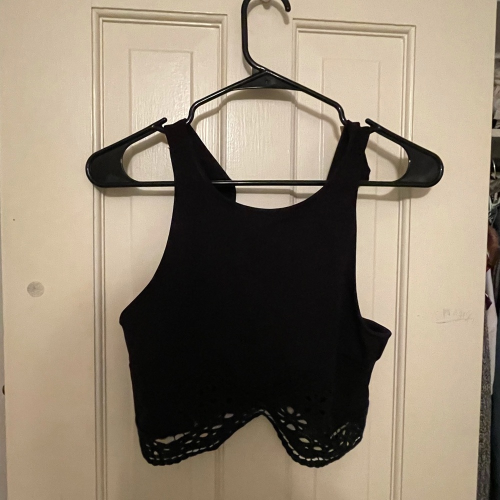 Black Crop Top